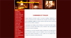 Desktop Screenshot of cheminee-poele.com